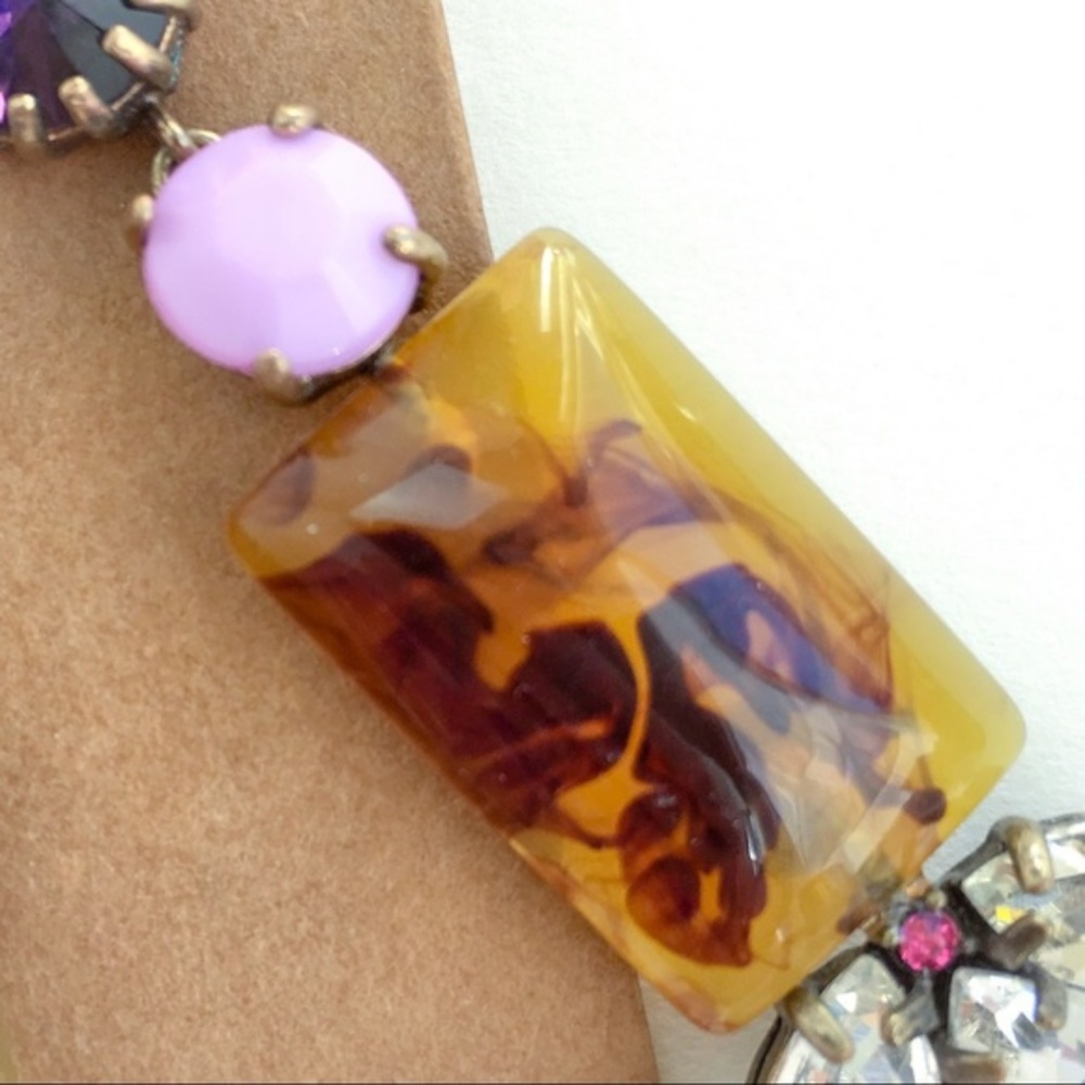 Jcrew bold crystal statement earrings - Picture 2 of 4